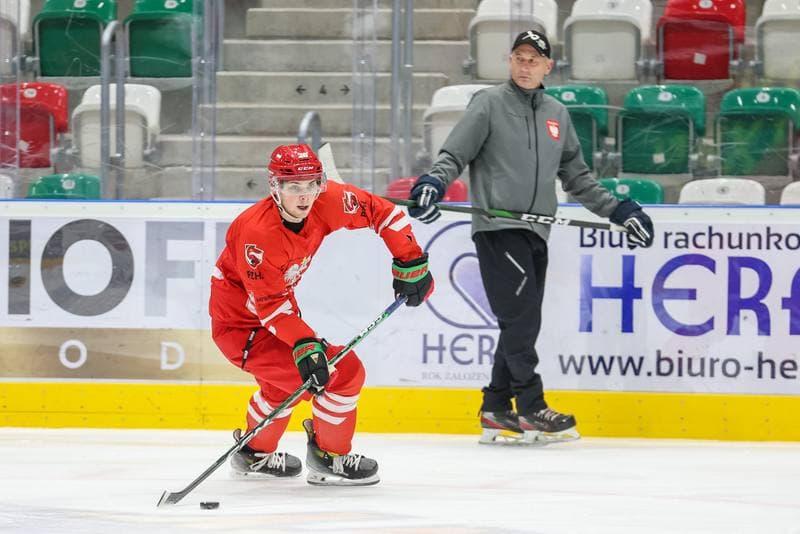Ice Hockey. Poland national team. Training. 07.11.2023