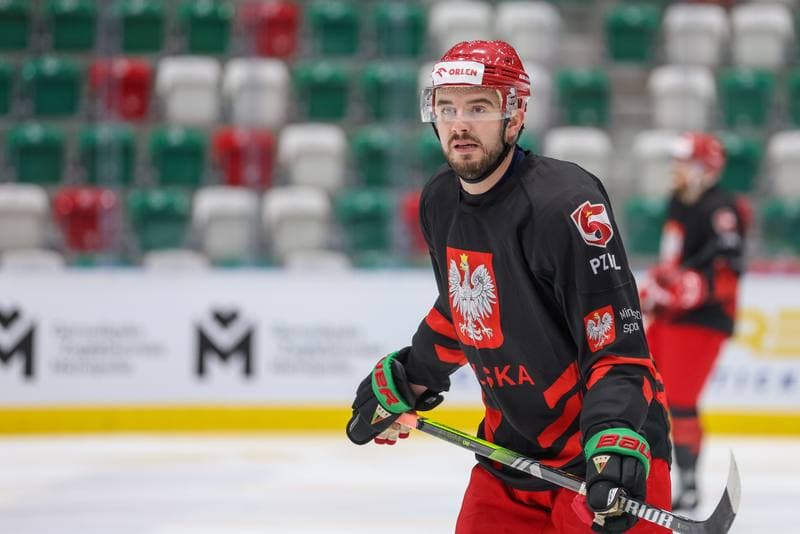 Ice Hockey. Poland national team. Training. 08.11.2023