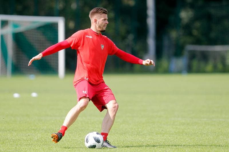 Football. Zaglebie Sosnowiec. Training. 06.09.2018