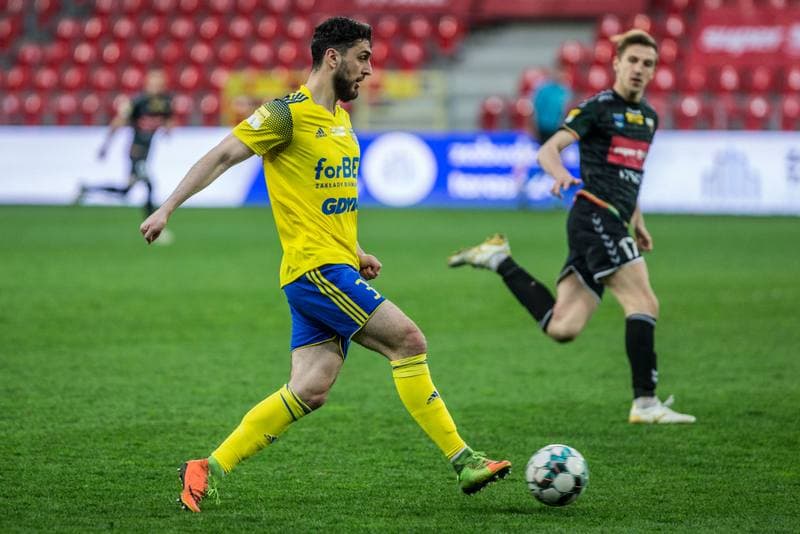 Football. Fortuna I Liga. GKS Tychy - Arka Gdynia. 01.04.2021