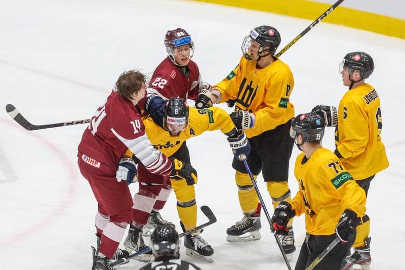 Ice Hockey. Euro Ice Hockey Challenge. Latvia - Lithuania. 09.11.2023