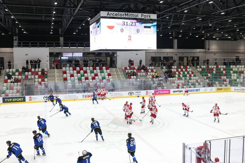 Ice Hockey. Olympic Qualification. Poland - Estonia. 08.02.2024