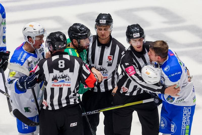 Ice Hockey. Tauron Hokej Liga. Re-Plast Unia Oswiecim - JKH GKS Jastrzebie. 29.10.2023