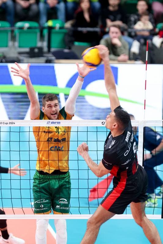 Volleyball. CEV Cup. Aluron CMC Warta Zawiercie - Asseco Resovia Rzeszow. 08.02.2024