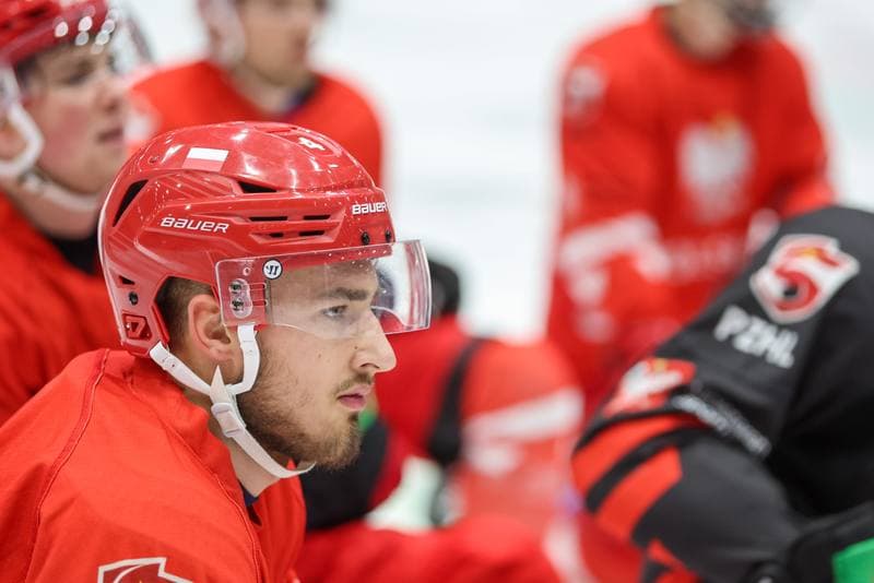 Ice Hockey. Poland national team. Training. 06.11.2023