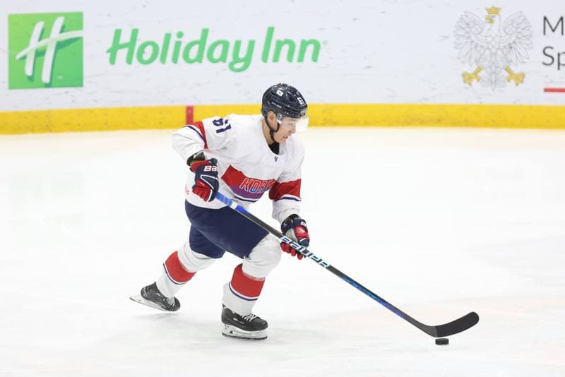 Ice Hockey. Olympic Qualification. Korea - Poland. 11.02.2024