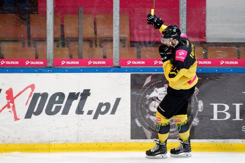 Ice Hockey. Tauron Hockey League. Tauron KH GKS Katowice - Comarch Cracovia. 23.03.2019