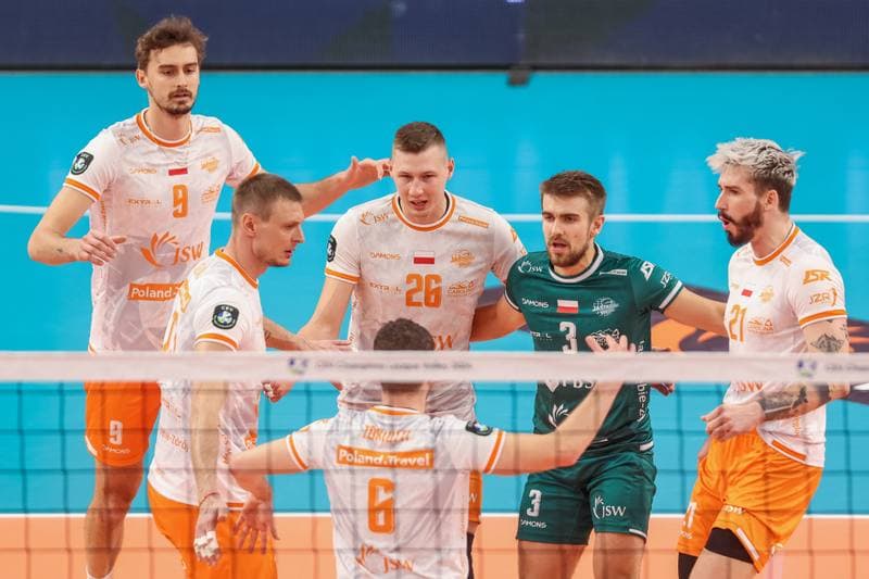 Volleyball. CEV Champions League. Jastrzebski Wegiel - Guaguas Las Palmas. 22.11.2023