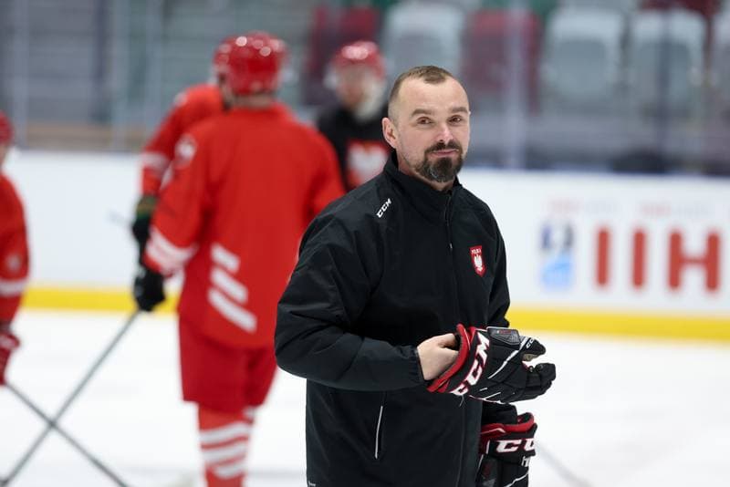 Ice Hockey. Poland national team. Training. 04.02.2024