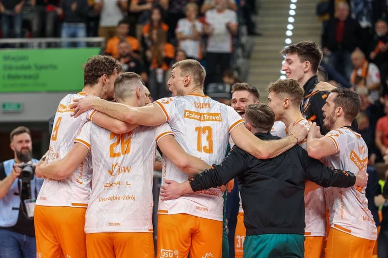 Volleyball. CEV Champions League. Jastrzebski Wegiel - Guaguas Las Palmas. 22.11.2023
