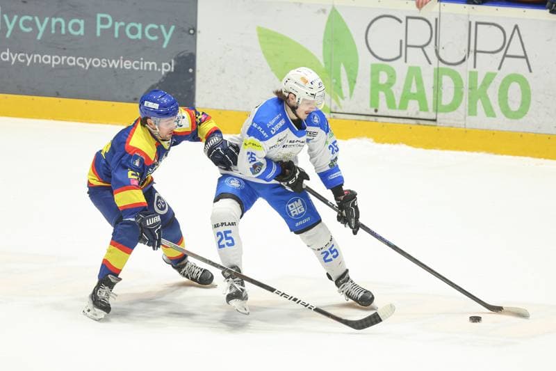 Ice Hockey. Tauron Hokej Liga. Re-Plast Unia Oswiecim - PZU Podhale Nowy Targ. 25.02.2024