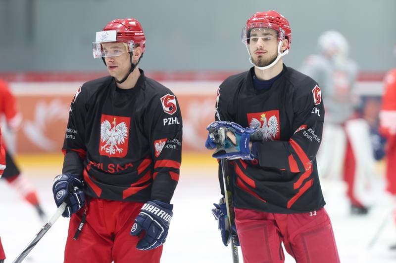 Ice Hockey. Poland national team. Training. 02.04.2024