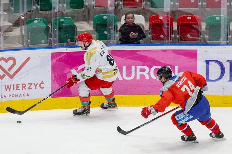 Ice Hockey. Tauron Hokej Liga. Zaglebie Sosnowiec - Marma Ciarko STS Sanok. 26.11.2023