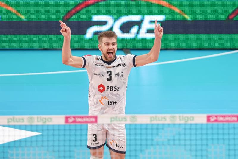 Volleyball. PlusLiga. Jastrzebski Wegiel - Aluron CMC Warta Zawiercie. 28.04.2024