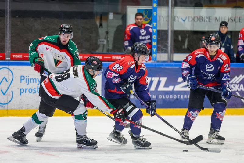 Ice Hockey. Tauron Hokej Liga. GKS Tychy - KH Energa Torun. 07.12.2023