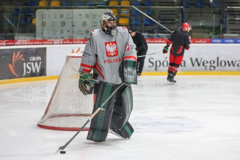 Ice Hockey. Poland national team. Training. 10.12.2023