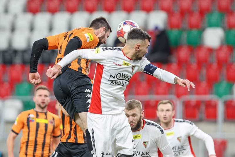Football. Fortuna I Liga. Zaglebie Sosnowiec - Chrobry Glogow. 19.12.2023