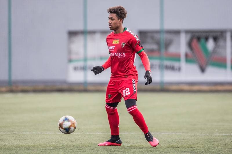Football. Sparing. Zaglebie Sosnowiec - FK Zeleziarne Podbrezova. 29.01.2020