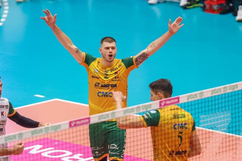Volleyball. PlusLiga. Aluron CMC Warta Zawiercie - GKS Katowice. 05.11.2023