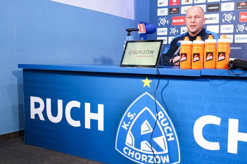 Football. Ruch Chorzow. Press Conference. 08.01.2024