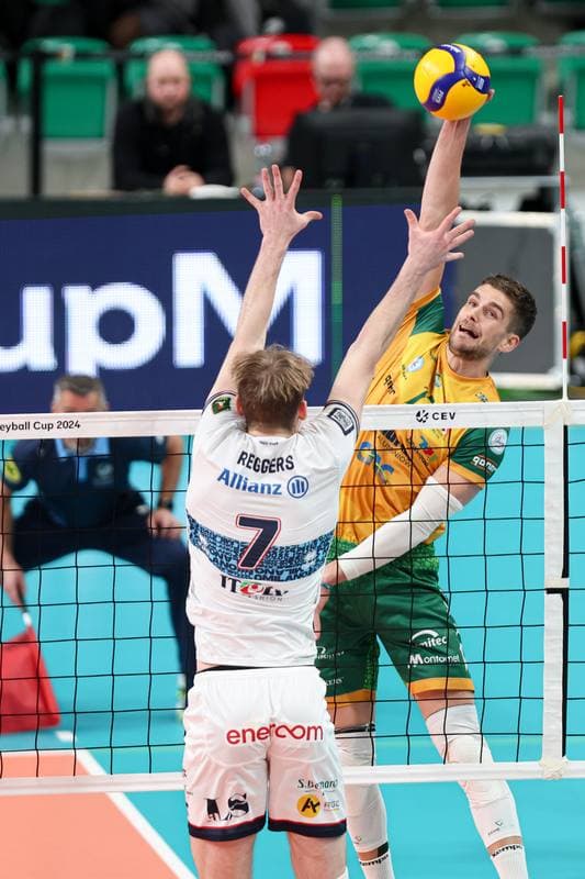 Volleyball. CEV Cup. Aluron CMC Warta Zawiercie - Allianz Milano. 10.01.2024