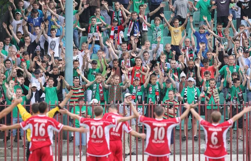 Football. II liga gr. zachodnia. GKS Tychy - Olimpia Grudziadz. 05.06.2011