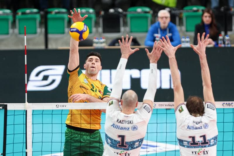 Volleyball. CEV Cup. Aluron CMC Warta Zawiercie - Allianz Milano. 10.01.2024