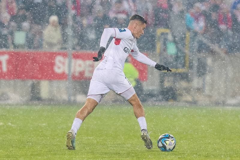 Football. PKO BP Ekstraklasa. Gornik Zabrze - Pogon Szczecin. 01.12.2023