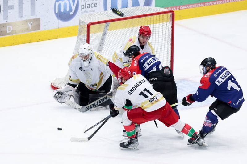 Ice Hockey. Tauron Hokej Liga. Zaglebie Sosnowiec - KH Energa Torun. 12.01.2024