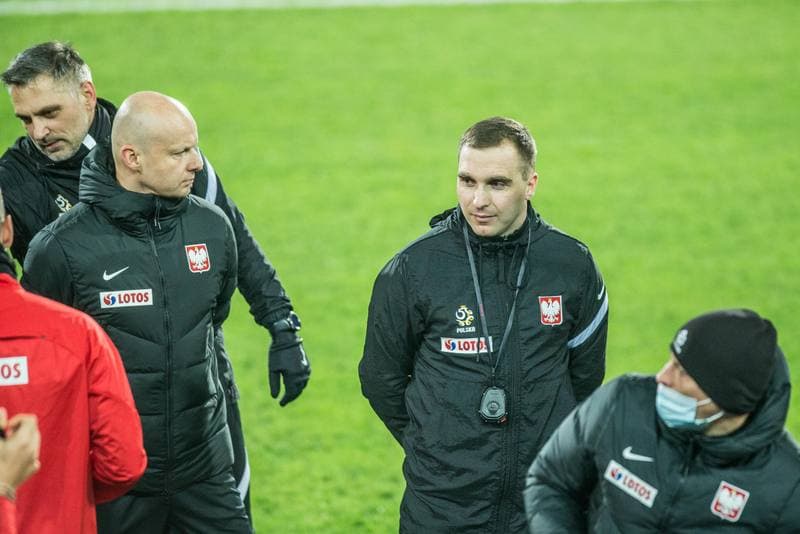 Football. Poland national team. Training. 09.11.2020