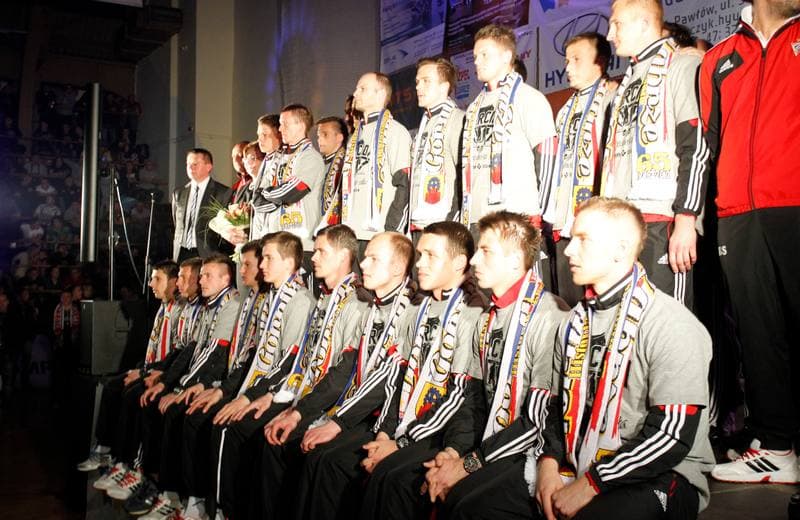 Football. Gornik Zabrze. Team Presentation. 08.02.2014