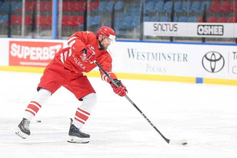 Ice Hockey. Poland national team. Training. 24.04.2024