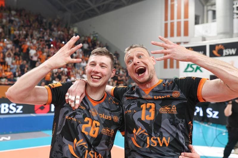 Volleyball. PlusLiga. Jastrzebski Wegiel - Aluron CMC Warta Zawiercie. 28.04.2024