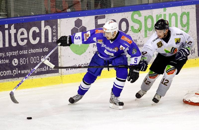 Ice Hockey. Polska Hokej Liga. Naprzod Janow - Unia Oswiecim. 26.10.2014