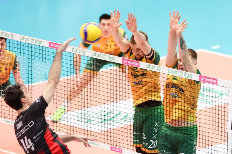 Volleyball. PlusLiga. Aluron CMC Warta Zawiercie - Asseco Resovia Rzeszow. 25.01.2024