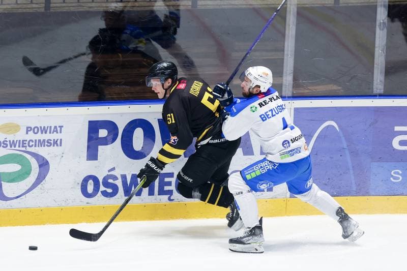 Ice Hockey. Tauron Hokej Liga. Re-Plast Unia Oswiecim - GKS Katowice. 01.02.2024