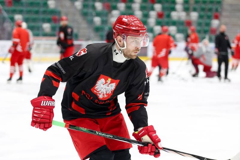 Ice Hockey. Poland national team. Training. 03.02.2024