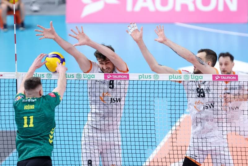 Volleyball. PlusLiga. Jastrzebski Wegiel - GKS Katowice. 03.02.2024