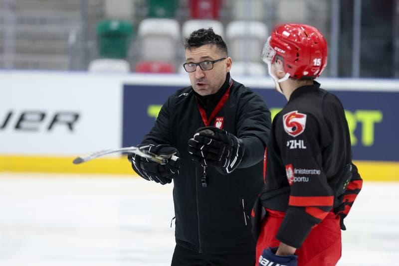 Ice Hockey. Poland national team. Training. 04.02.2024