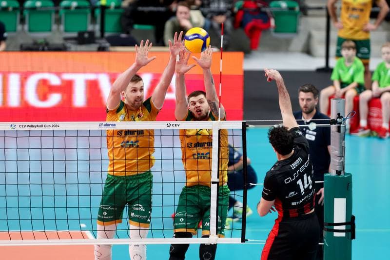 Volleyball. CEV Cup. Aluron CMC Warta Zawiercie - Asseco Resovia Rzeszow. 08.02.2024