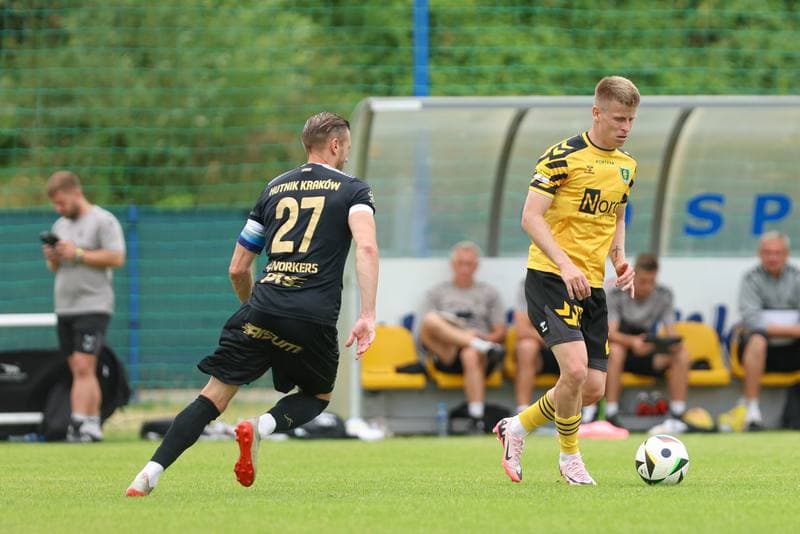 Football. Sparing. GKS Katowice - Hutnik Krakow. 30.06.2024