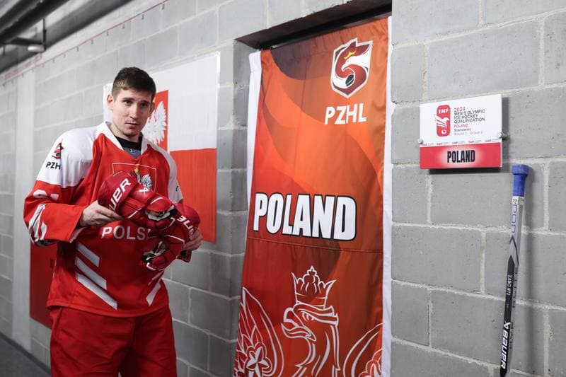 Ice Hockey. Olympic Qualification. Poland - Ukraine. 09.02.2024