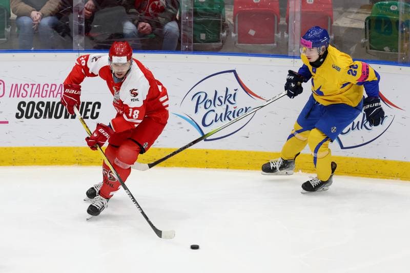 Ice Hockey. Olympic Qualification. Poland - Ukraine. 09.02.2024
