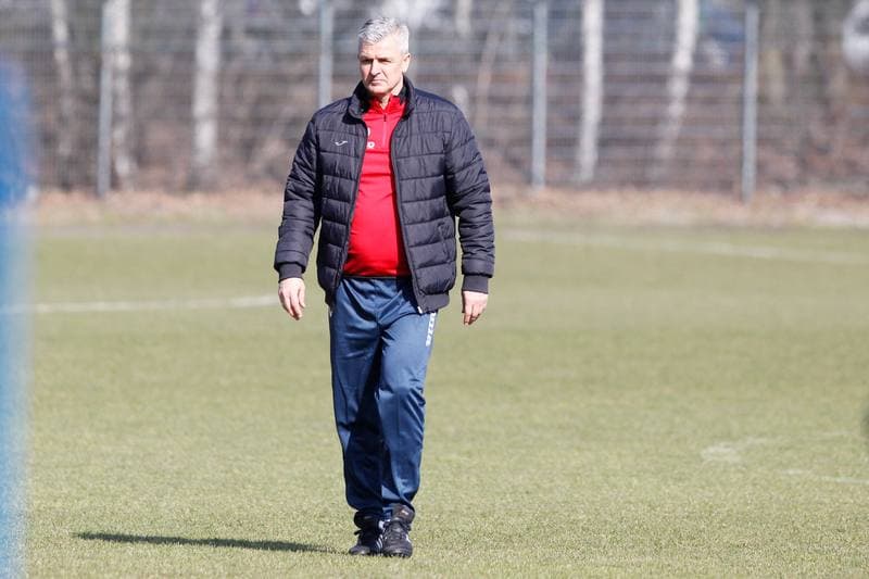 Football. Piast Gliwice. Training. 08.03.2017