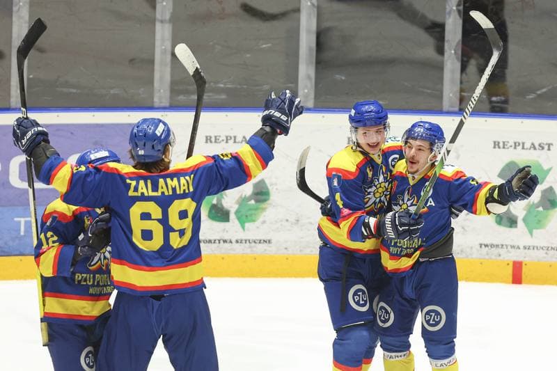Ice Hockey. Tauron Hokej Liga. Re-Plast Unia Oswiecim - PZU Podhale Nowy Targ. 25.02.2024