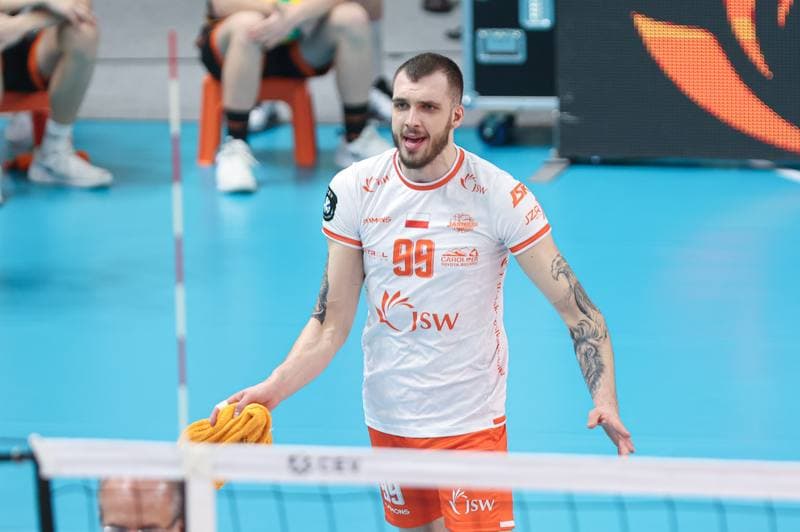 Volleyball. CEV Champions League. Jastrzebski Wegiel - Gas Sales Daiko Piacenza. 28.02.2024