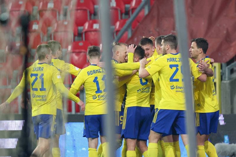 Football. Fortuna I Liga. GKS Tychy - Arka Gdynia. 01.03.2024