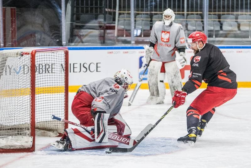 Ice Hockey. Poland national team. Training. 29.04.2022