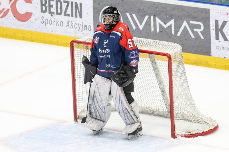 Ice Hockey. Tauron Hokej Liga. EC Bedzin Zaglebie Sosnowiec - KH Energa Torun. 19.01.2025