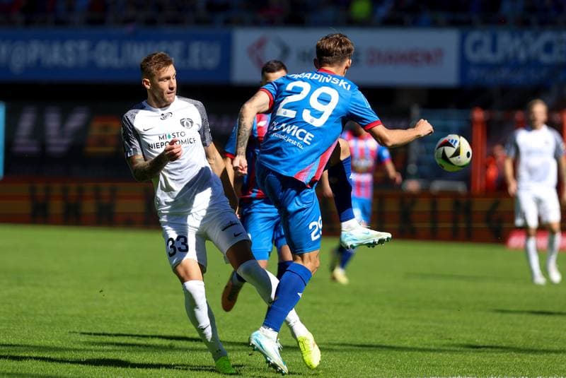 Football. PKO BP Ekstraklasa. Piast Gliwice - Puszcza Niepolomice. 15.09.2024